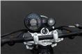 Royal Enfield Super Meteor 650 instrument cluster looks similar to the Meteor 350's unit.